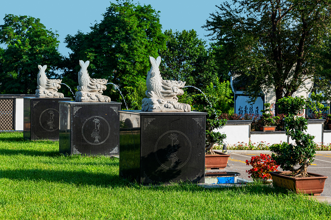 福山夏景龍魚噴水